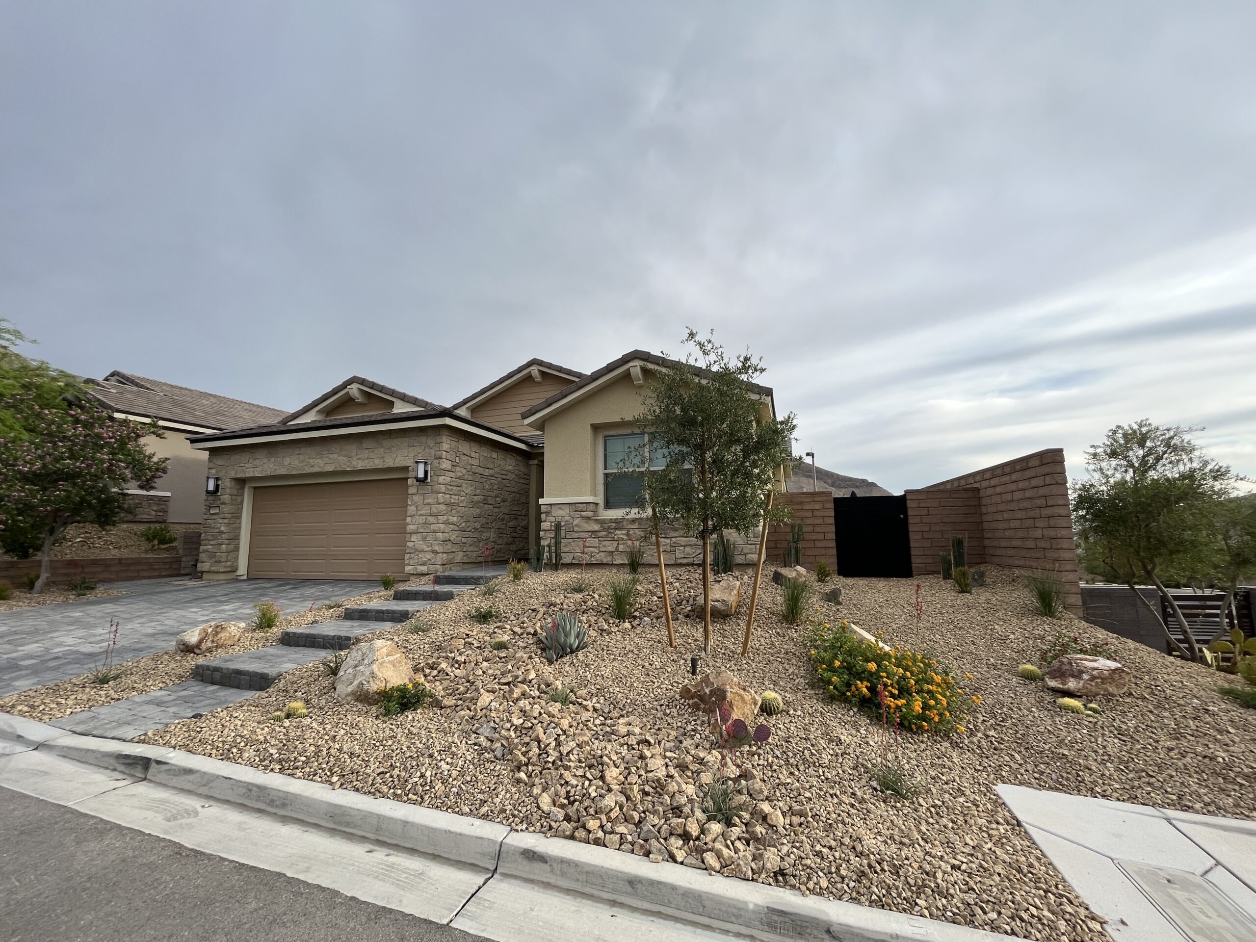 A house with a lot of plants in it